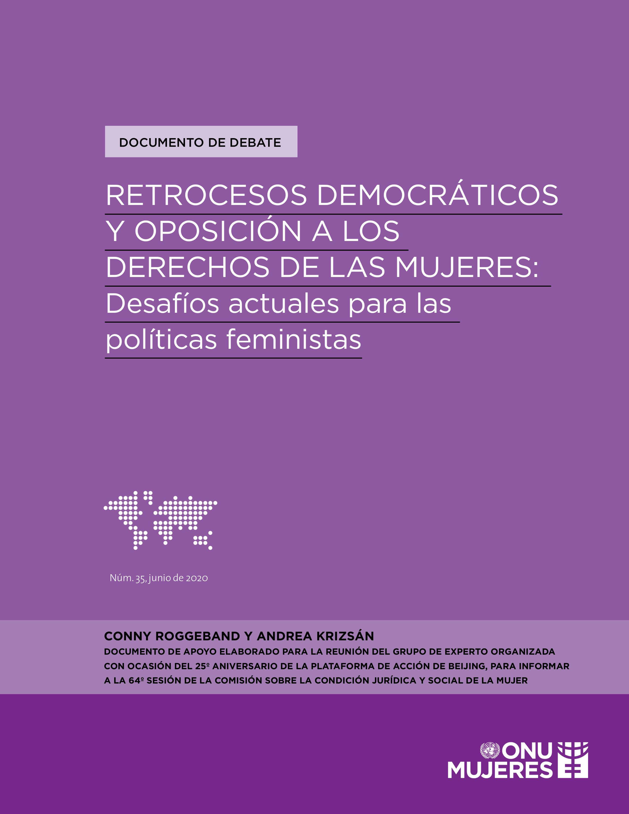 Retrocesos democráticos y oposición a los derechos de las mujeres: Desafíos actuales para las políticas feministas