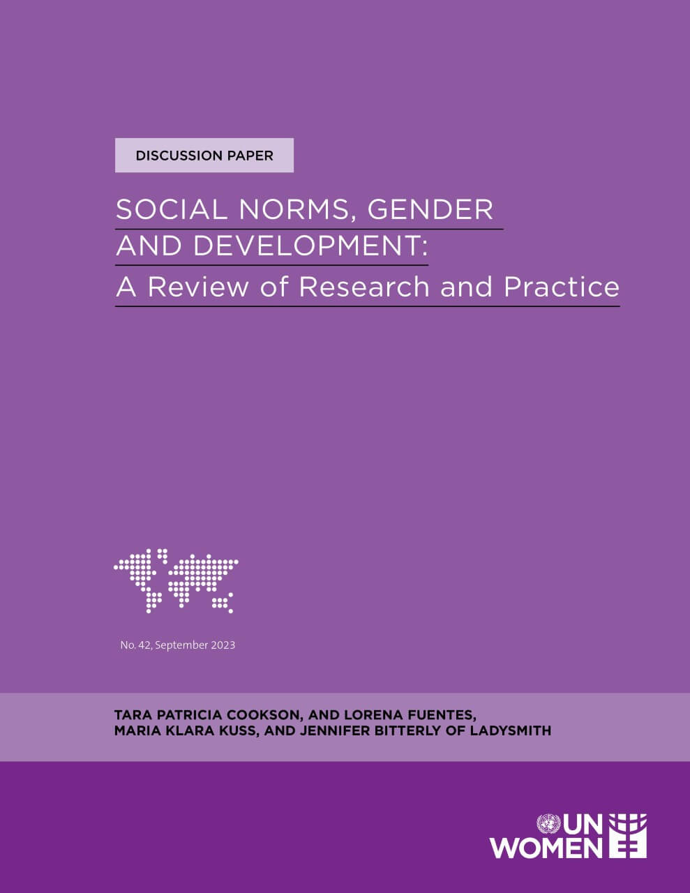 Social norms, gender and development: A review of research and practice