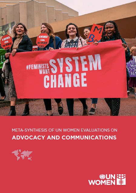cover Meta-synthesis of UN Women evaluations on advocacy and communications