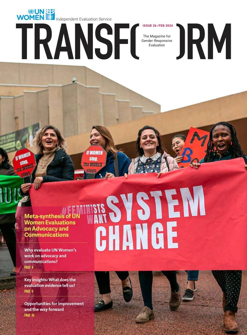 TRANSFORM – The magazine for gender-responsive evaluation – Issue 26, February 2024