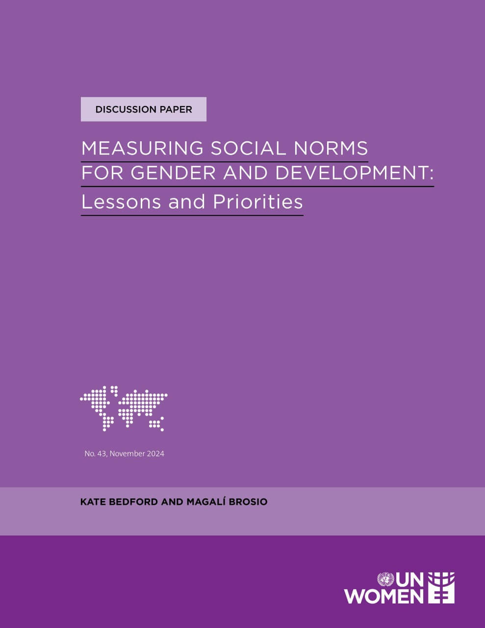 Measuring social norms for gender and development: Lessons and priorities