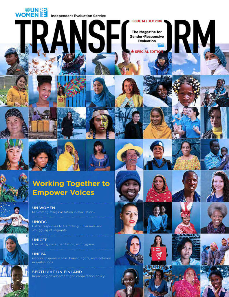 TRANSFORM-Issue14-201812-cover-en.jpg TRANSFORM – The magazine for gender-responsive evaluation – Issue 14, December 2018