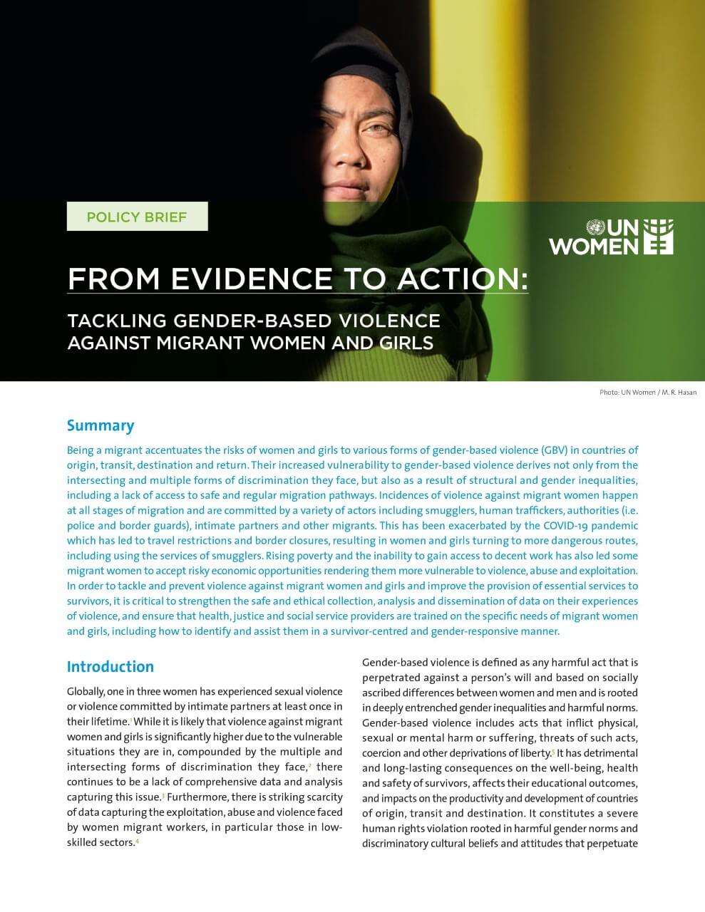 Policy-brief-From-evidence-to-action-Tackling-GBV-against-migrant-women-and-girls-en.jpg From evidence to action: Tackling gender-based violence against migrant women and girls