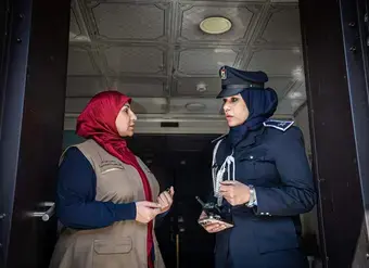 two women in the photo