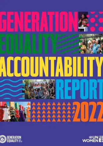 Generation Equality accountability report 2022 (cover)