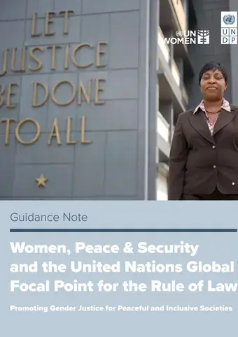 Women, peace, and security and the United Nations Global Focal Point for the Rule of Law