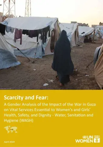 Gender alert: Scarcity and fear: A gender analysis of the impact of the war in Gaza on vital services essential to women’s and girls’ health, safety, and dignity – Water, sanitation, and hygiene (WASH)