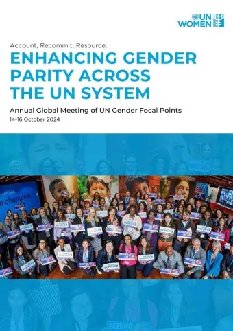 Account, recommit, resource: Enhancing gender parity across the UN system