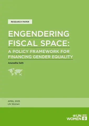 Engendering fiscal space: A policy framework for financing gender equality