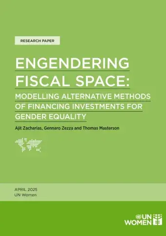 Engendering fiscal space: Modelling alternative methods of financing investments for gender equality