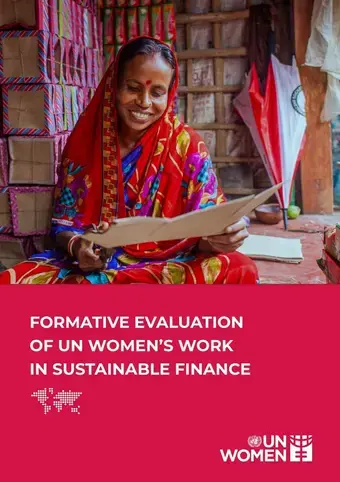 Formative evaluation of UN Women’s work in sustainable finance