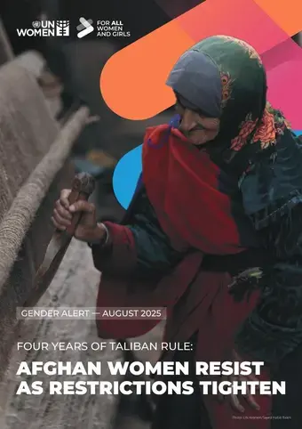Gender alert: Four years of Taliban rule: Afghan women resist as restrictions tighten
