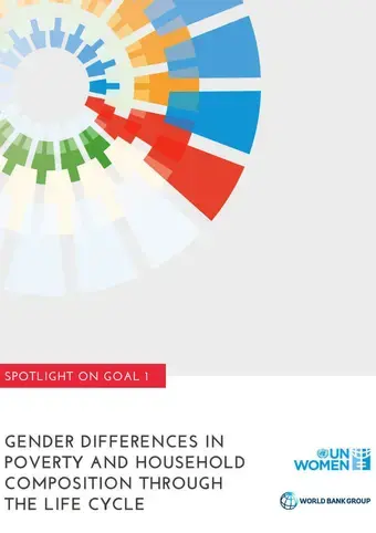 Gender differences in poverty and household composition through the life cycle