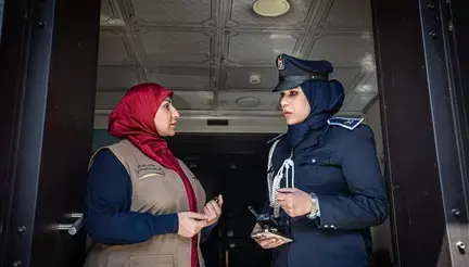 two women in the photo