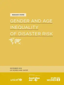 Gender and age inequality of disaster risk