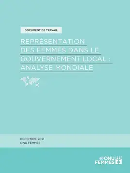 Représentation des femmes dans les collectivités locales : Analyse mondiale