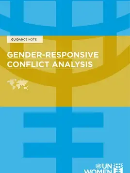 Guidance note: Gender-responsive conflict analysis
