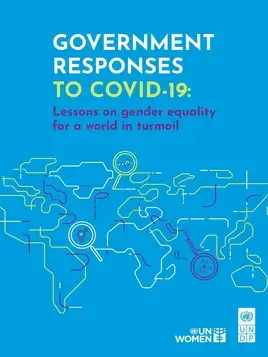 Government responses to COVID-19: Lessons on gender equality for a world in turmoil (cover)