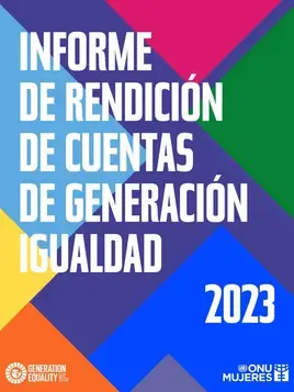Informe de rendición de cuentas de Generación Igualdad 2023