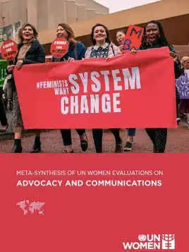 cover Meta-synthesis of UN Women evaluations on advocacy and communications