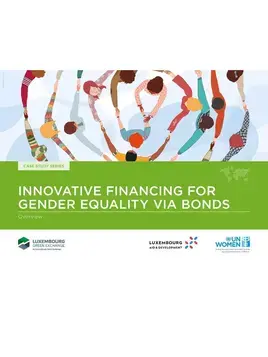 cover for financing for gender equality via bonds case studdies
