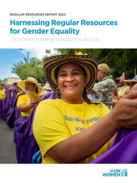 Regular resources report 2023: Harnessing regular resources for gender equality