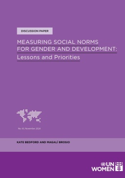 Measuring social norms for gender and development: Lessons and priorities