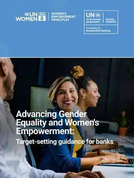 Advancing gender equality and women’s empowerment: Target-setting guidance for banks