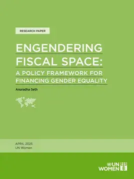 Engendering fiscal space: A policy framework for financing gender equality