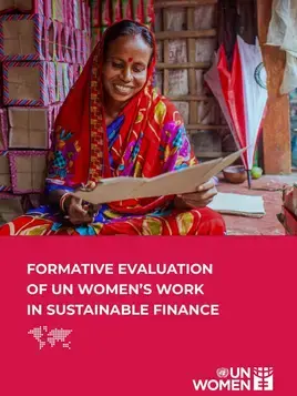 Formative evaluation of UN Women’s work in sustainable finance