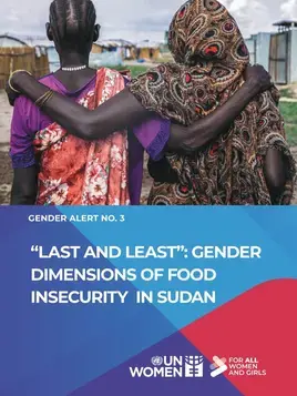 Gender alert: ‘Last and least’: Gender dimensions of food insecurity in Sudan