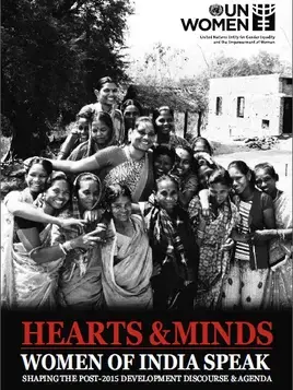 Cover page for Hearts and Minds Women of India Speak