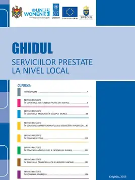 Ghidul serviciilor prestate la nivel local