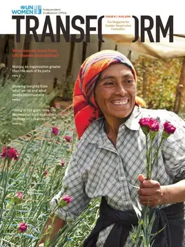 TRANSFORM – The magazine for gender-responsive evaluation – Issue 8, August 2016