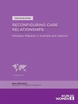 Reconfiguring care relationships: Ethiopian migrants in Australia and Lebanon
