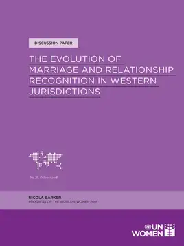The evolution of marriage and relationship recognition in western jurisdictions