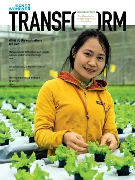 TRANSFORM – The magazine for gender-responsive evaluation – Issue 13, September 2018