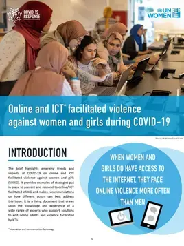 Brief: Online and ICT facilitated violence against women and girls during COVID-19