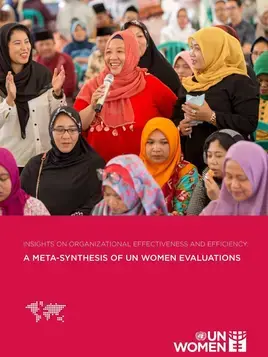 Insights on organizational effectiveness and efficiency: A meta-synthesis of UN Women evaluations
