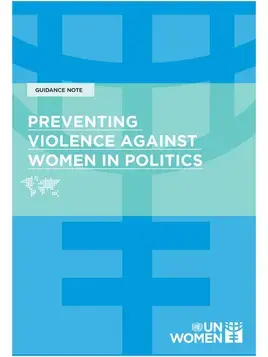 Guidance note: Preventing violence against women in politics