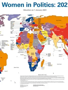 Women in politics map 2021