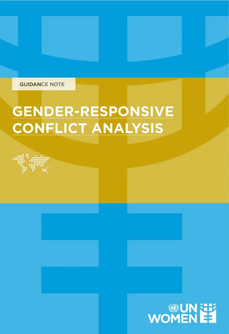 Guidance note: Gender-responsive conflict analysis