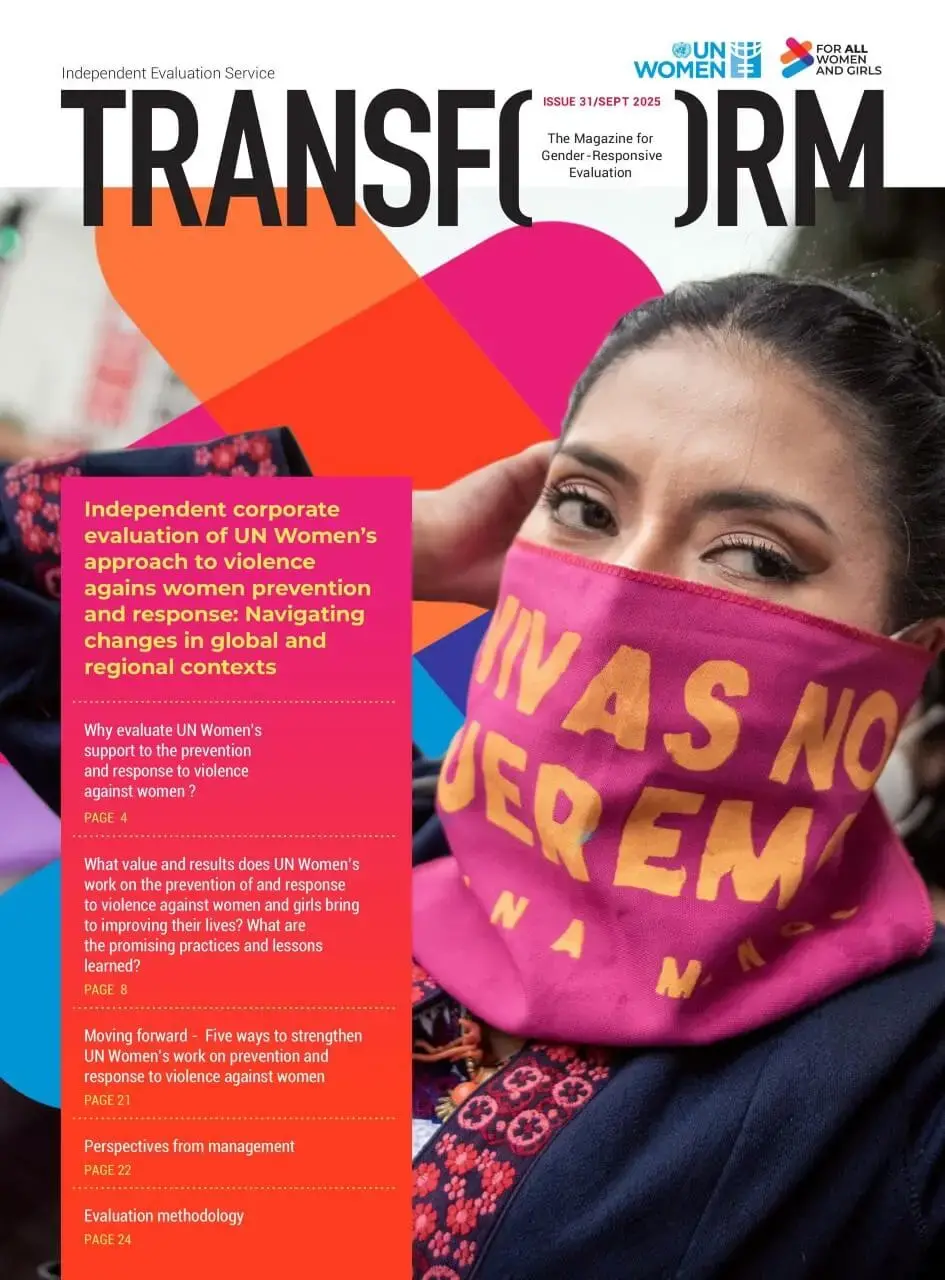 TRANSFORM – The magazine for gender-responsive evaluation – Issue 31, September 2025