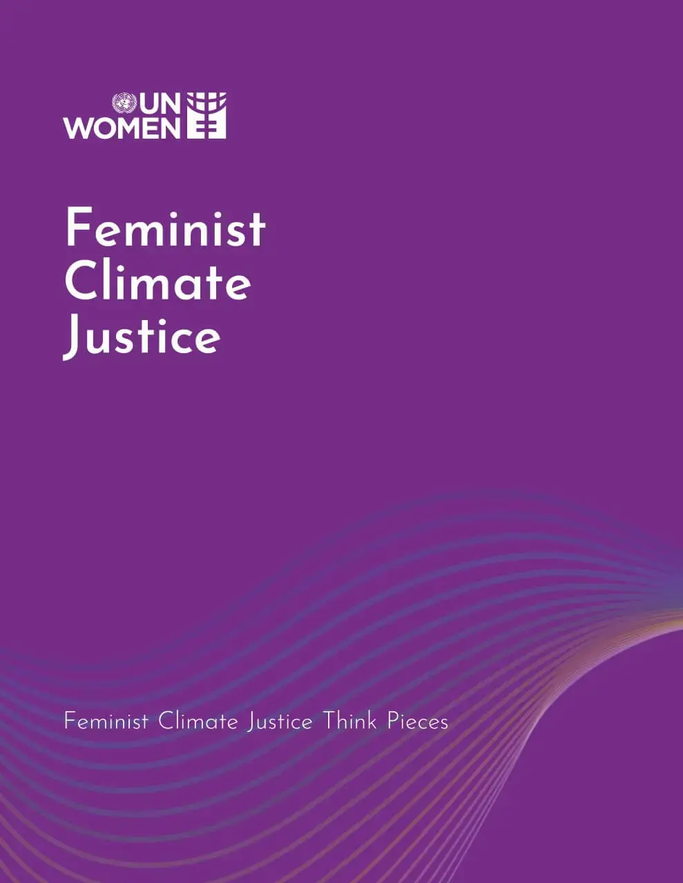 Feminist climate justice think pieces - cover image