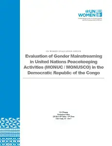MONUSCO Evaluation report png.png Cover page of MONUSCO Evaluation report