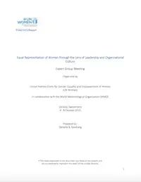 EGM-report-cover.png Equal representation of women through the lens of leadership and organizational culture - Expert Group Meeting