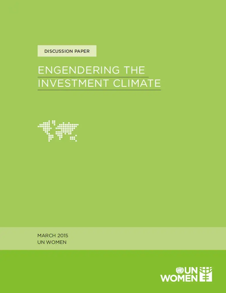 Engendering the investment climate