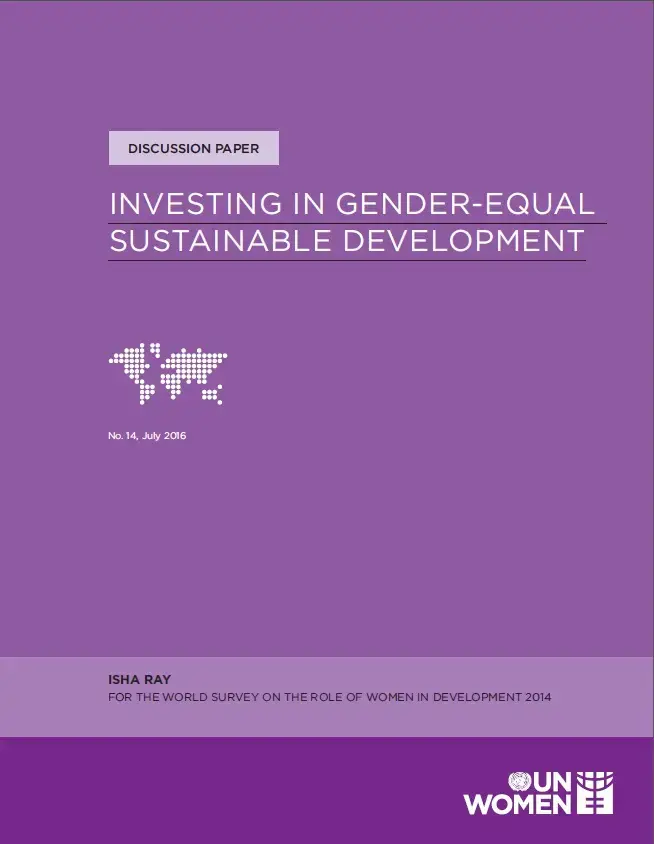 Investing in Gender-Equal Sustainable Development