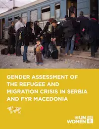 Gender-Assessment-Refugee-and-Migration-Cover.png Gender Assessment of the Refugee and Migration Crisis in Serbia and fYR Macedonia