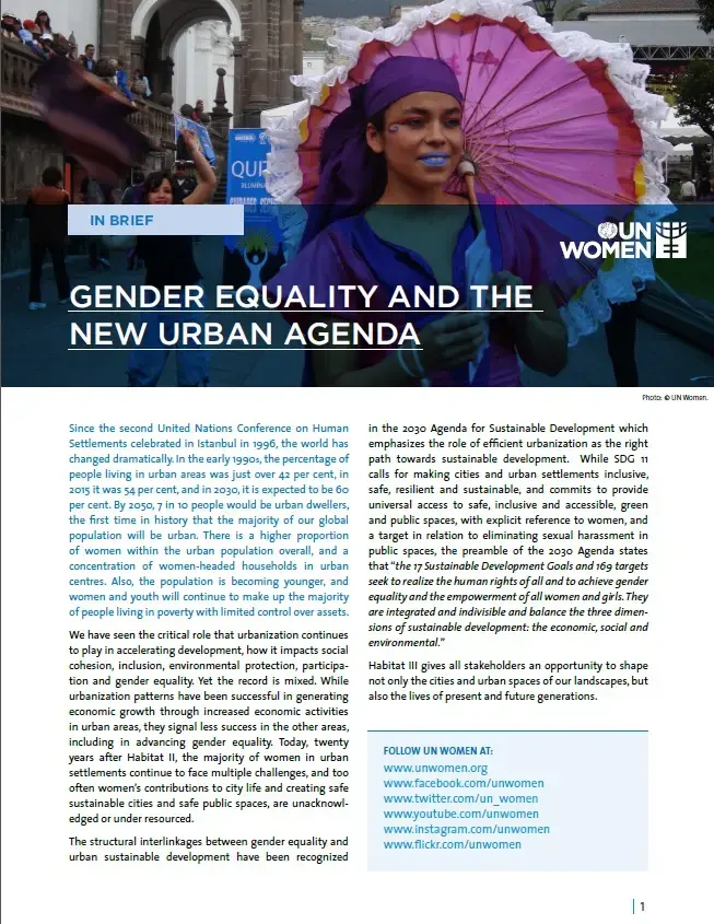 UNW-Habitat3-brief-cover-en.jpg Gender Equality and the New Urban Agenda